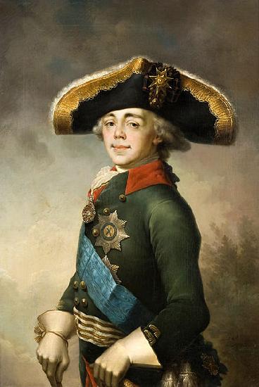 Vladimir Lukich Borovikovsky Portrait of Paul I, Emperor of Russia oil painting image